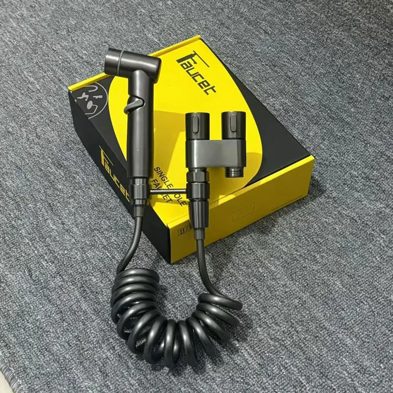 1 Set Premium All-copper Dual-control Angle Valve - Versatile One-in-Two-Out Design High-Pressure Toilet